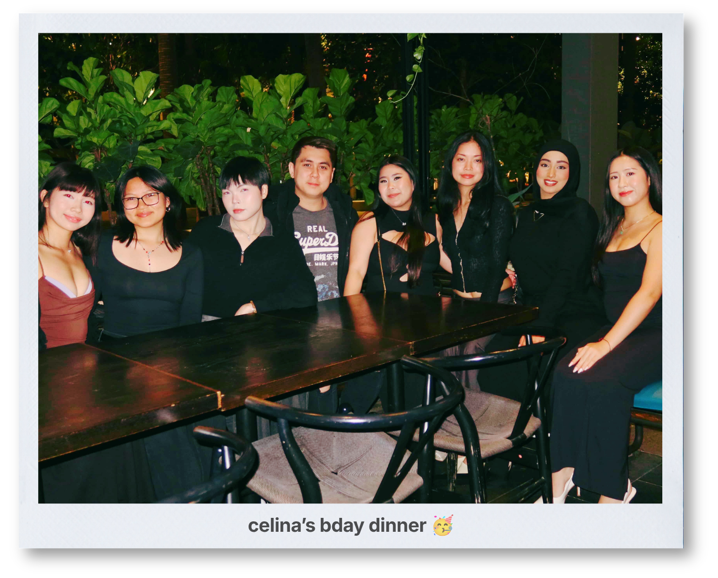 Group Photo at Dinner