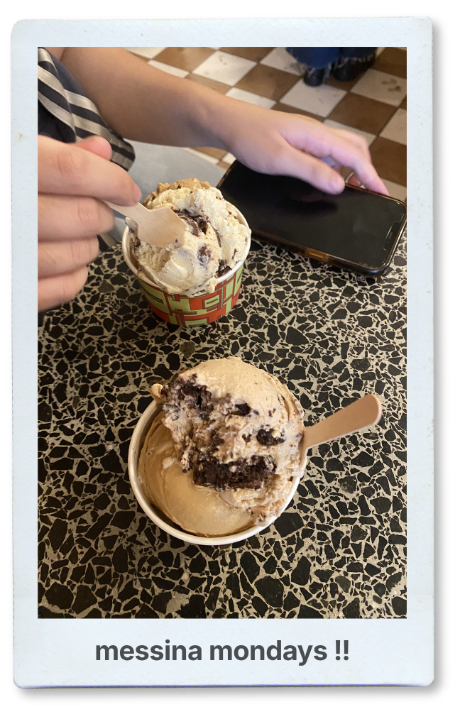 Two Cups of Messina Ice Cream