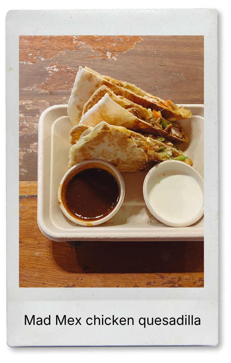 Quesadilla from Mad Mex